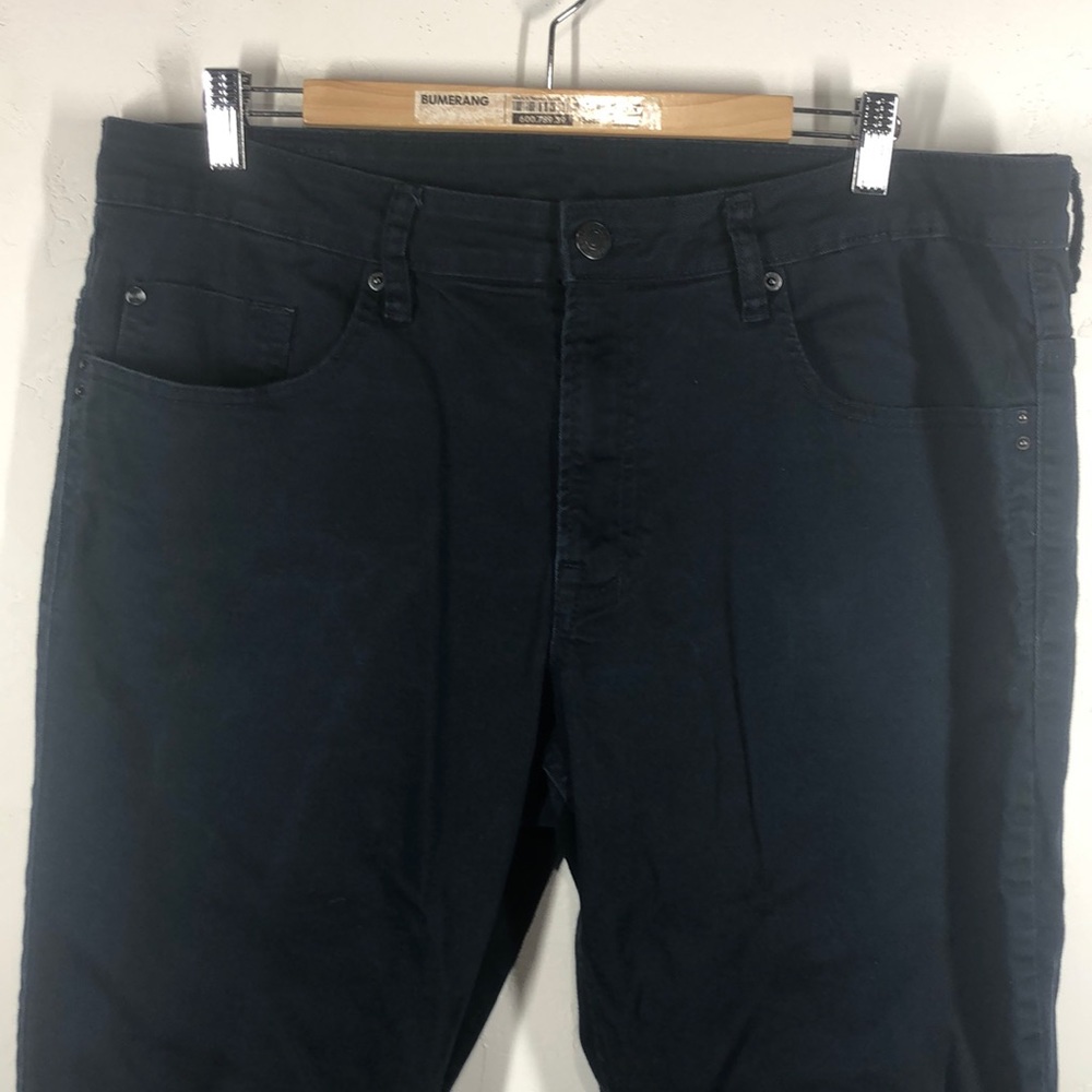 Buffalo David Bitton Sam-X Navy blue pants 36x30 - Picture 2 of 9